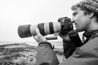 Ben Porter holding camera