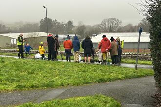 Three Cocks tree planting