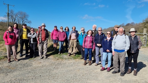 Welsh learners group at Pentwyn Farm