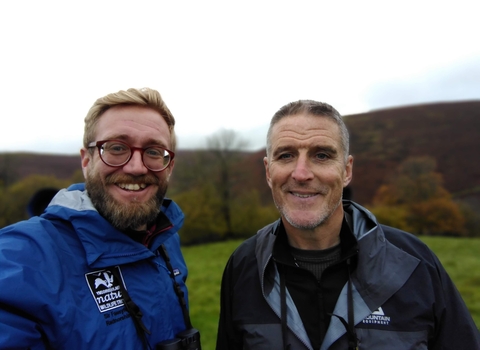 Iolo Williams and James Hitchcock